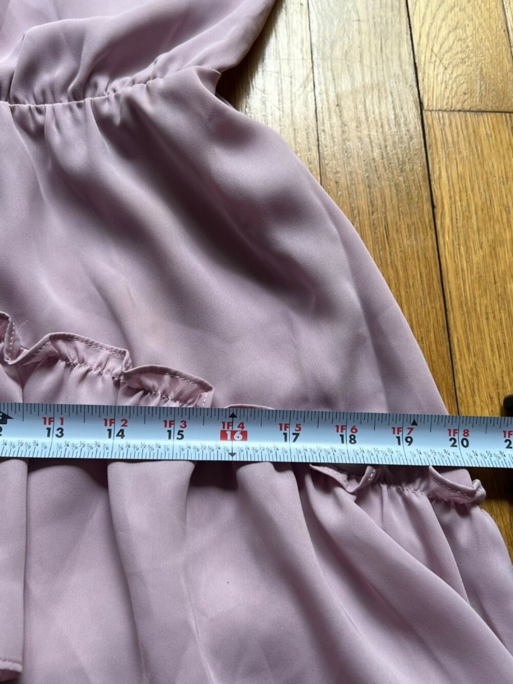 Parker Size S NWT Dusty Blush Pink Sleeveless Ruffle Tiered Halter Mini Dress - Picture 14 of 16